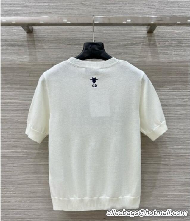 Luxury Discount Dior Short-sleeved Sweater D042908 2025