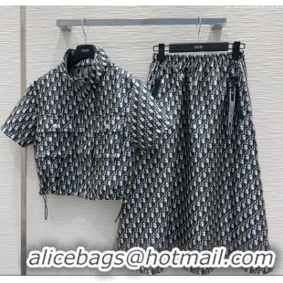 Top Design Dior Shirt and Skirt Set 250430046