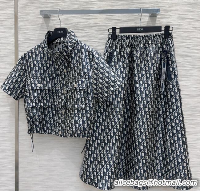 Top Design Dior Shirt and Skirt Set 250430046
