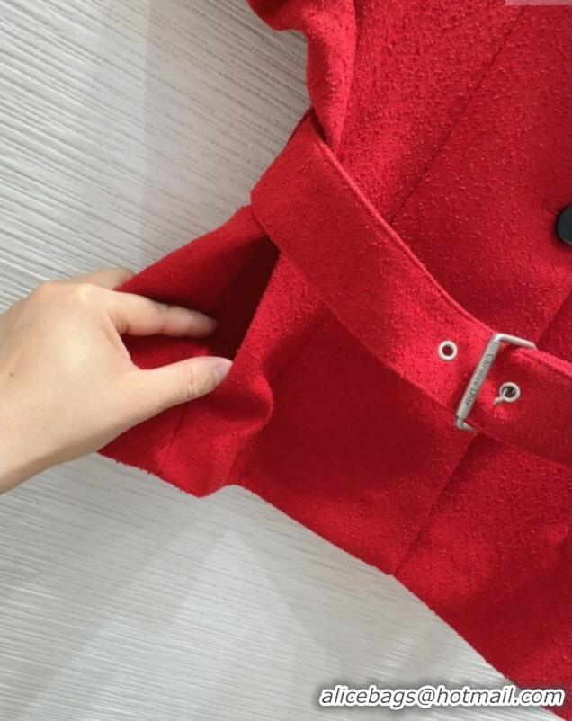 Top Quality Discount Dior Shirt and Skirt Set 250430044 Red 2025