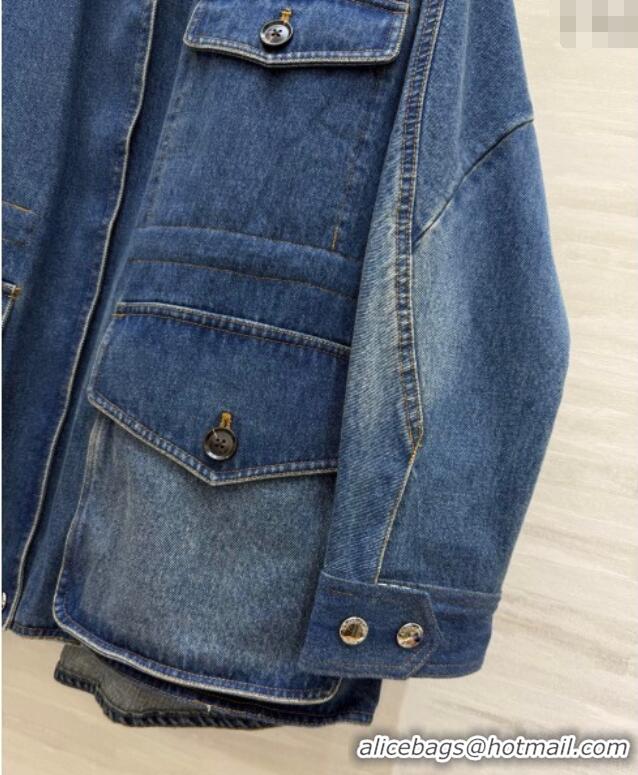 Super Quality Dior Denim Jacket 042903 Blue 2025