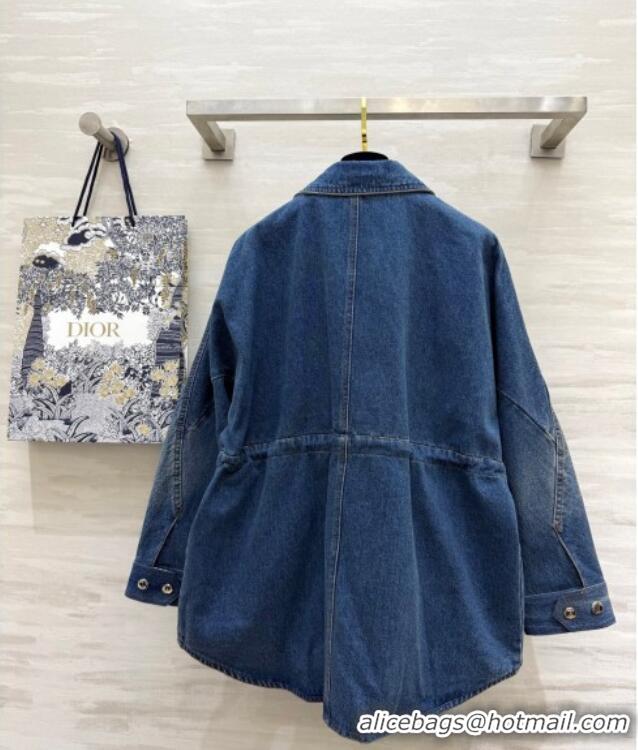 Super Quality Dior Denim Jacket 042903 Blue 2025