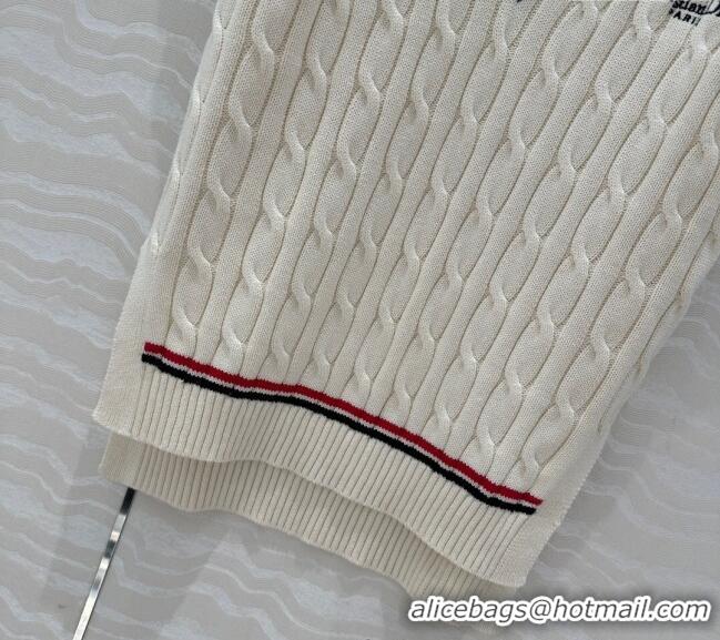 Well Crafted Dior Knit Vest 042987 White 2025