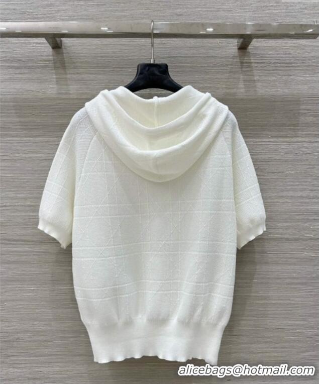 Cheap Price Dior Knit Shirt and Pants Set 042994 White 2025