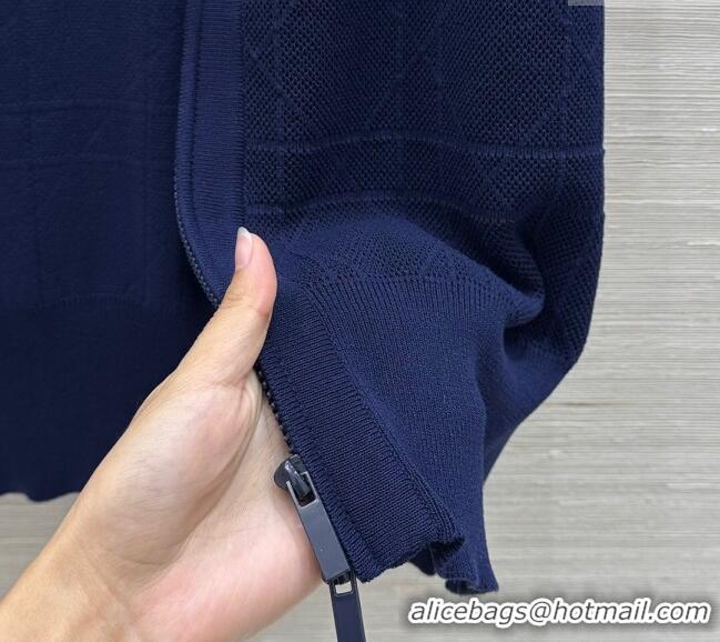 Top Quality Design Dior Knit Shirt and Pants Set 042994 Blue 2025