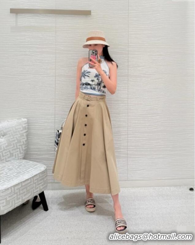 Luxury Promotional Dior Skirt 042912 Khaki 2025