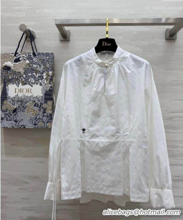 Inexpensive Dior Shirt with Belt Strap 30031 White 2025