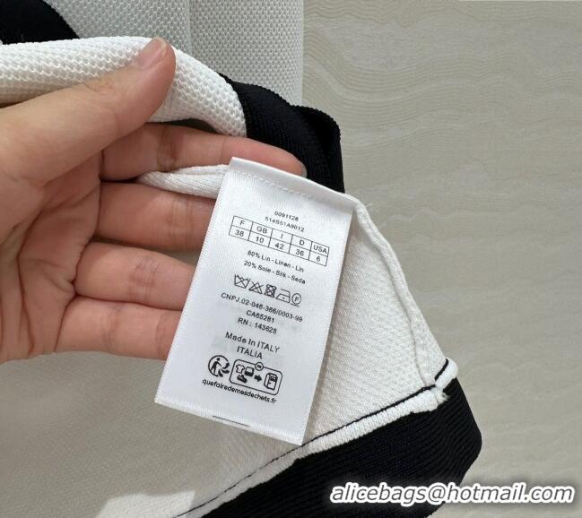 Unique Discount Dior Miss Dior Linen Cardigan 30060 White 2025