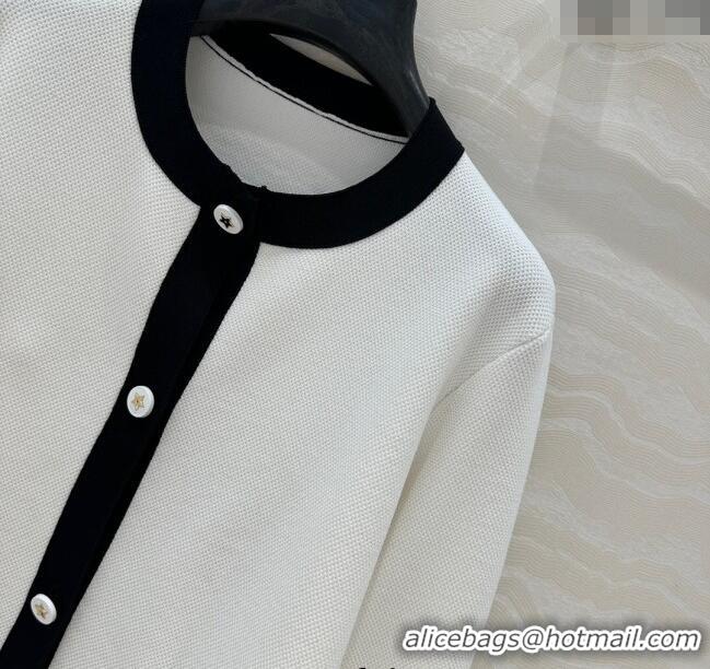 Unique Discount Dior Miss Dior Linen Cardigan 30060 White 2025