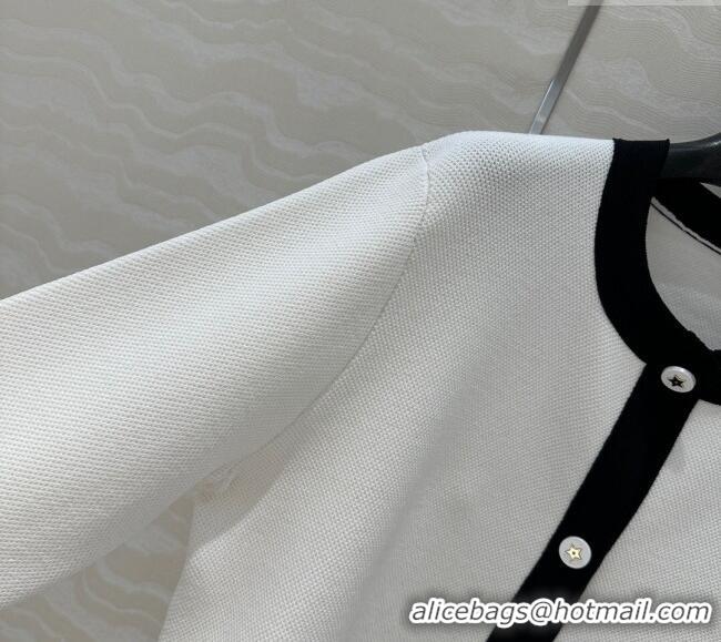 Unique Discount Dior Miss Dior Linen Cardigan 30060 White 2025
