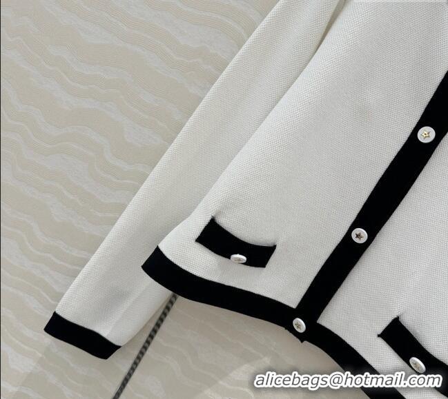 Unique Discount Dior Miss Dior Linen Cardigan 30060 White 2025
