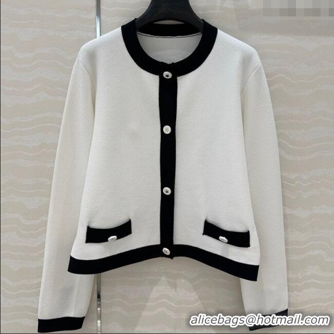 Unique Discount Dior Miss Dior Linen Cardigan 30060 White 2025