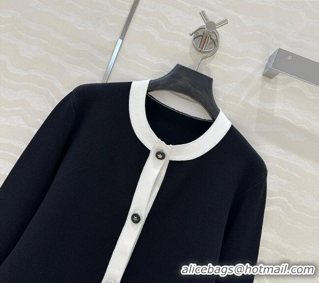 ​New Release Creation Dior Miss Dior Linen Cardigan 30060 Black 2025