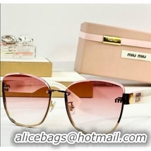 Buy Inexpensive Miu Miu Sunglasses MU58ZS Pink 2025