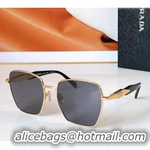 Buy Discount Prada Sunglasses SPR64ZS Grey/Gold 2025
