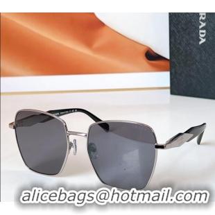 Buy Best Prada Sunglasses SPR64ZS Grey/Silver 2025