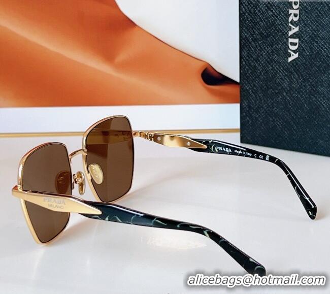 Grade Discount Prada Sunglasses SPR64ZS Brown 2025