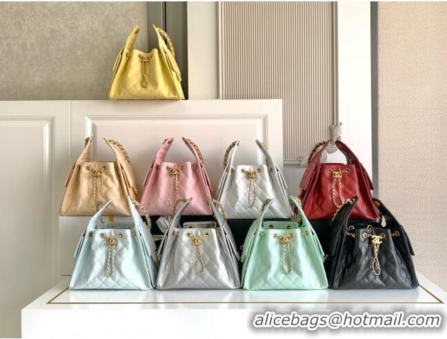Luxury Cheap Chanel 25 Small Handbag in Grained Calfskin AS5293 Beige Spring-Summer 2025