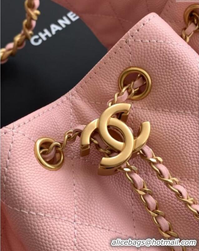 Well Crafted Chanel 25 Small Handbag in Grained Calfskin AS5293 Pink Spring-Summer 2025