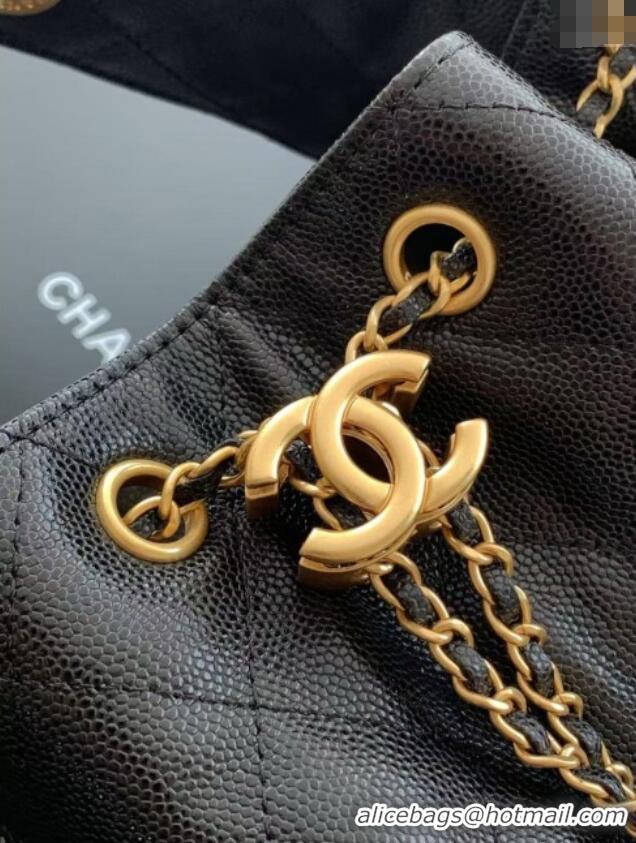 Best Price Chanel 25 Small Handbag in Grained Calfskin AS5293 Black Spring-Summer 2025