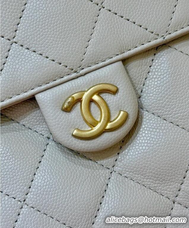 Promotional Chanel 25 Small Handbag in Grained Calfskin AS5293 Beige Spring-Summer 2025 Top Quality