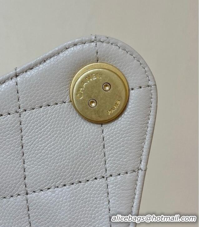 Promotional Chanel 25 Small Handbag in Grained Calfskin AS5293 Beige Spring-Summer 2025 Top Quality