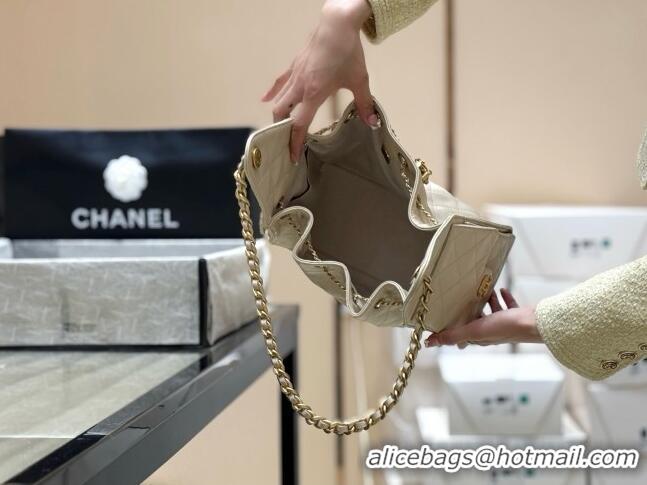 Promotional Chanel 25 Small Handbag in Grained Calfskin AS5293 Beige Spring-Summer 2025 Top Quality