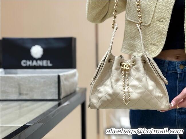 Promotional Chanel 25 Small Handbag in Grained Calfskin AS5293 Beige Spring-Summer 2025 Top Quality