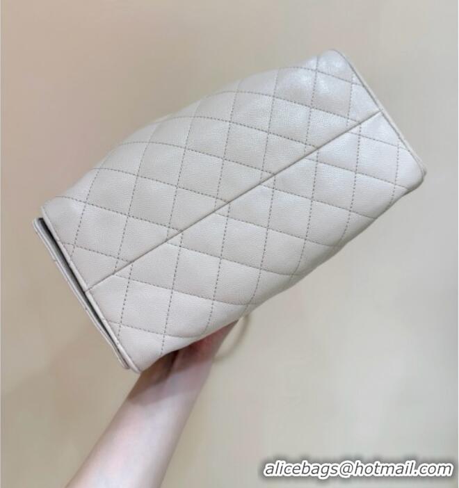 Promotional Chanel 25 Small Handbag in Grained Calfskin AS5293 Beige Spring-Summer 2025 Top Quality