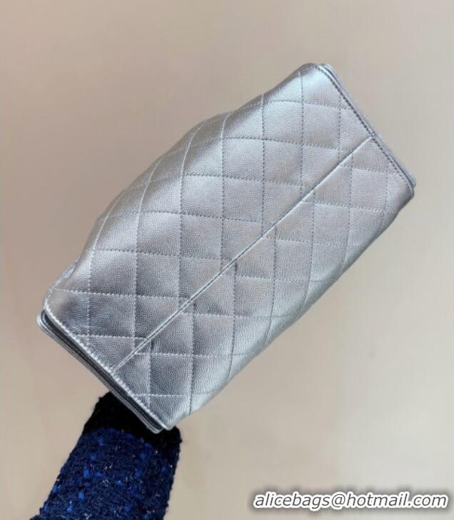 Market Sells Chanel 25 Small Handbag in Grained Calfskin AS5293 Silver Spring-Summer 2025 Top Quality