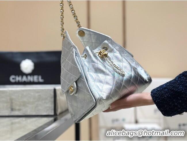 Market Sells Chanel 25 Small Handbag in Grained Calfskin AS5293 Silver Spring-Summer 2025 Top Quality