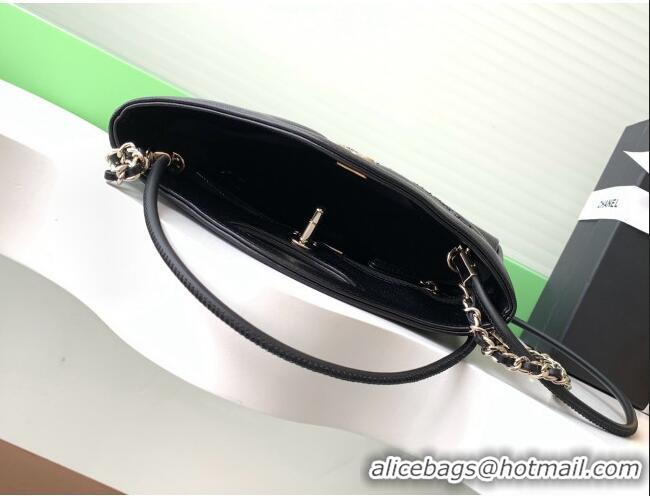 Free Shipping Discount Chanel Sequins Mini 31 Shopping Bag AS4133 Black 2025