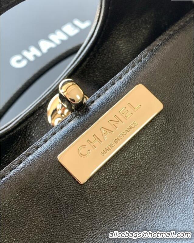 Free Shipping Discount Chanel Sequins Mini 31 Shopping Bag AS4133 Black 2025