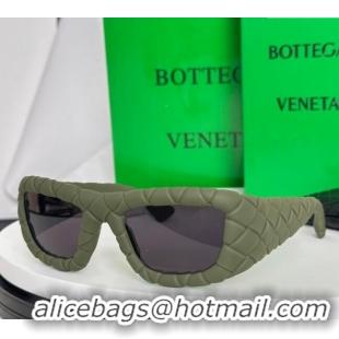 Latest Style Bottega Veneta Sunglasses Intrecciato BV1303S Green 2025