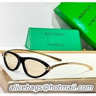 Modern Classic Bottega Veneta Sunglasses Knot BV1390S Black/Beige 2025