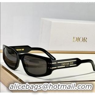 Good Price Dior Sunglasses Signature S9U Black 2025