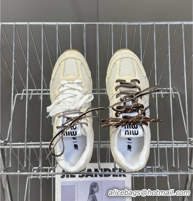 ​Buy Grade New Balance x Miu Miu 530 SL Sneaker Mules in Deco Calf Leather M6043 White 2025