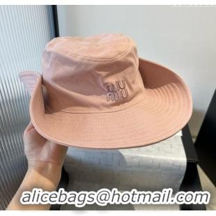 Original Cheap Miu Miu Denim Hat M050903 Pink 2025