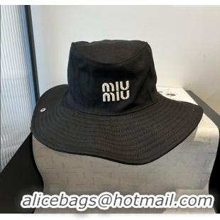 Buy Cheap Miu Miu Denim Hat M050902 Black 2025