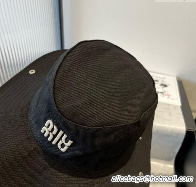 Buy Cheap Miu Miu Denim Hat M050902 Black 2025