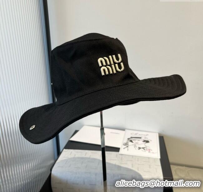 Buy Cheap Miu Miu Denim Hat M050902 Black 2025