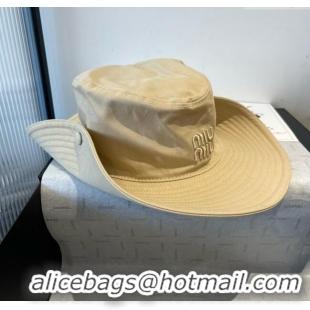 Top Quality Miu Miu Denim Hat M050901 Khaki 2025