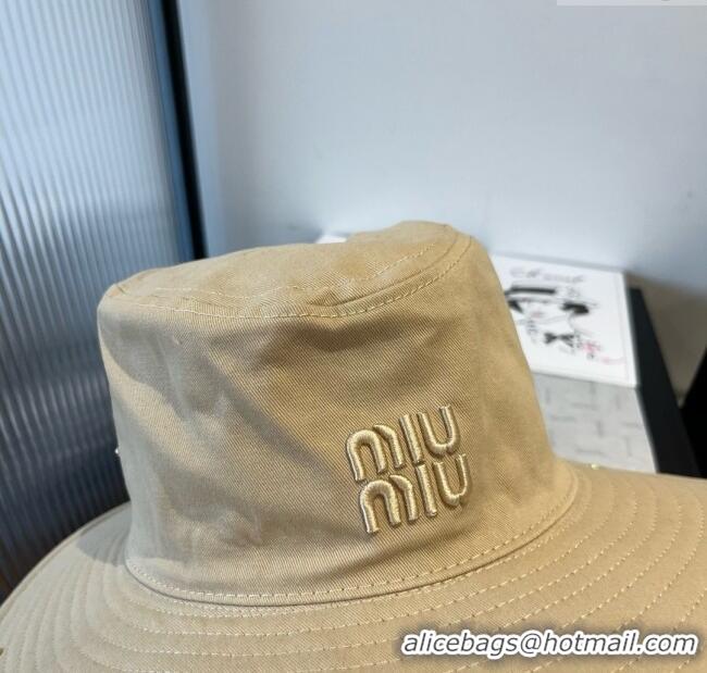 Top Quality Miu Miu Denim Hat M050901 Khaki 2025