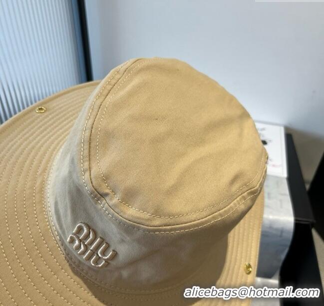 Top Quality Miu Miu Denim Hat M050901 Khaki 2025