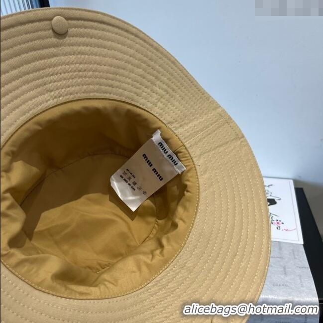 Top Quality Miu Miu Denim Hat M050901 Khaki 2025