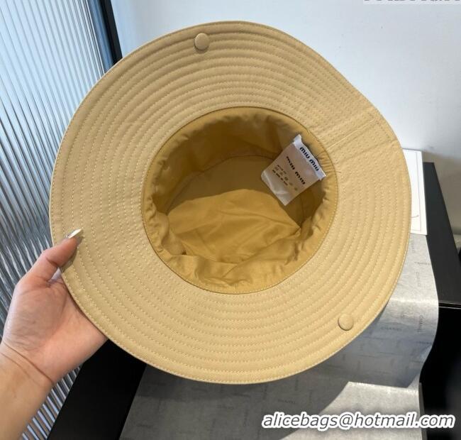 Top Quality Miu Miu Denim Hat M050901 Khaki 2025