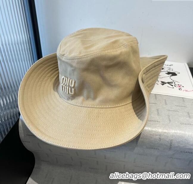 Top Quality Miu Miu Denim Hat M050901 Khaki 2025