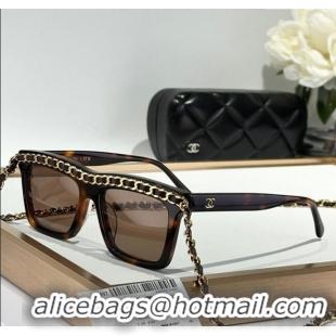 Lowest Cost Chanel Sunglasses with Chain CH9144 2025