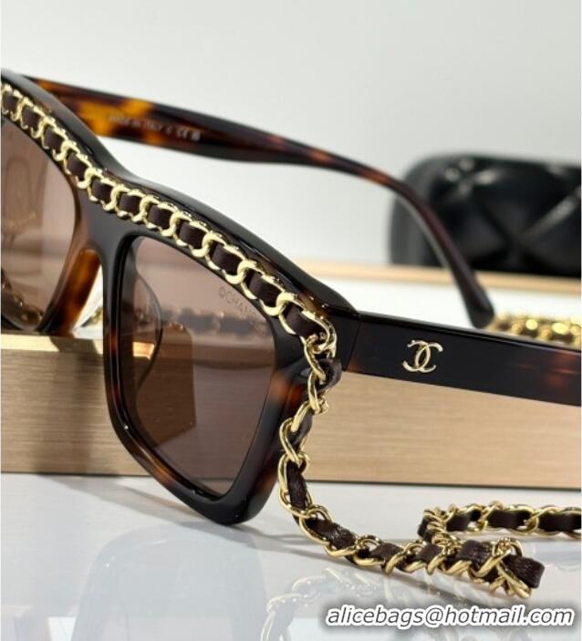 Lowest Cost Chanel Sunglasses with Chain CH9144 2025