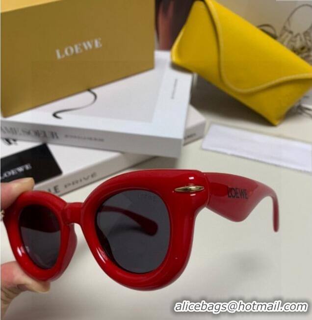 Luxury Cheap Loewe Sunglasses LW050801 Red 2025